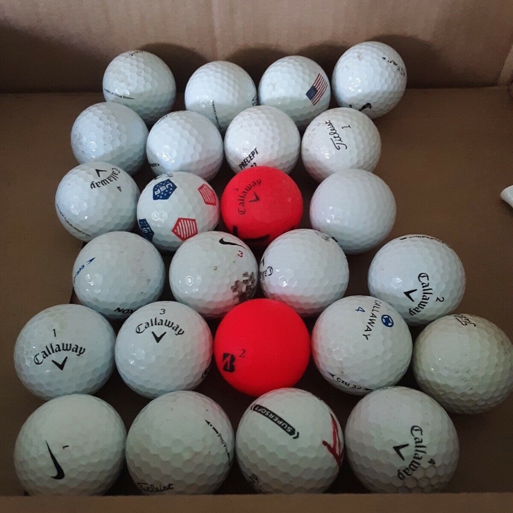 Mixed Bundle Assorted  30  Golf Balls Picked at Random